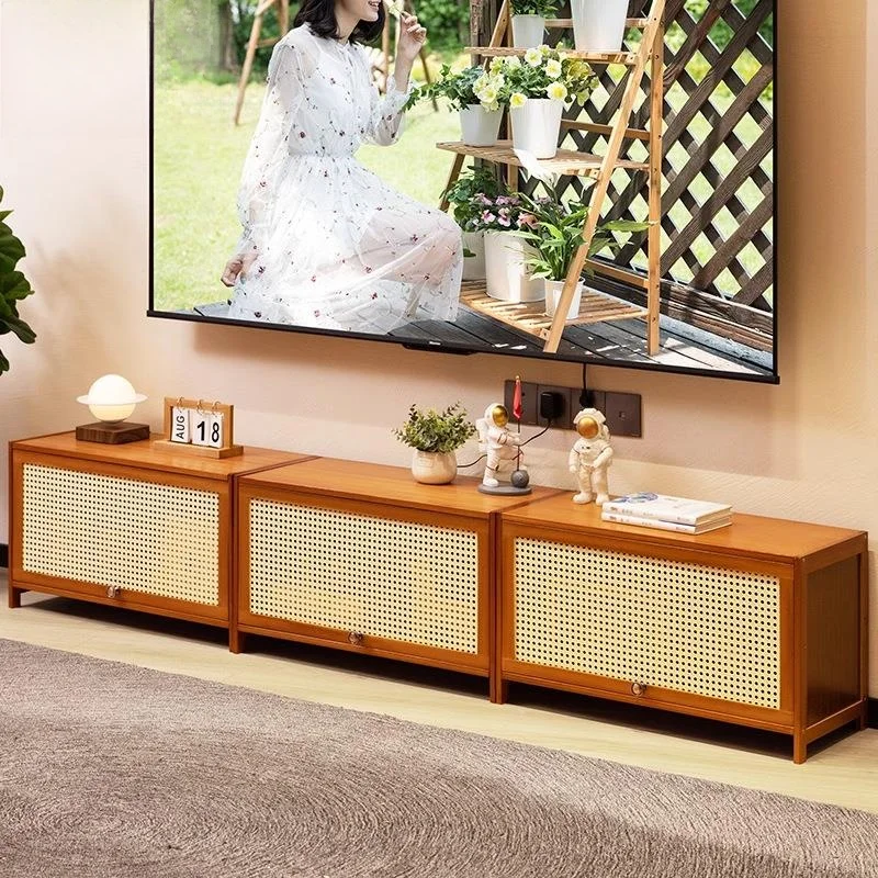 simple-design-living-room-tv-cabinet-cover-retractable-coffee-table-storage-box-luxury-feelings-home-use-floor-standing