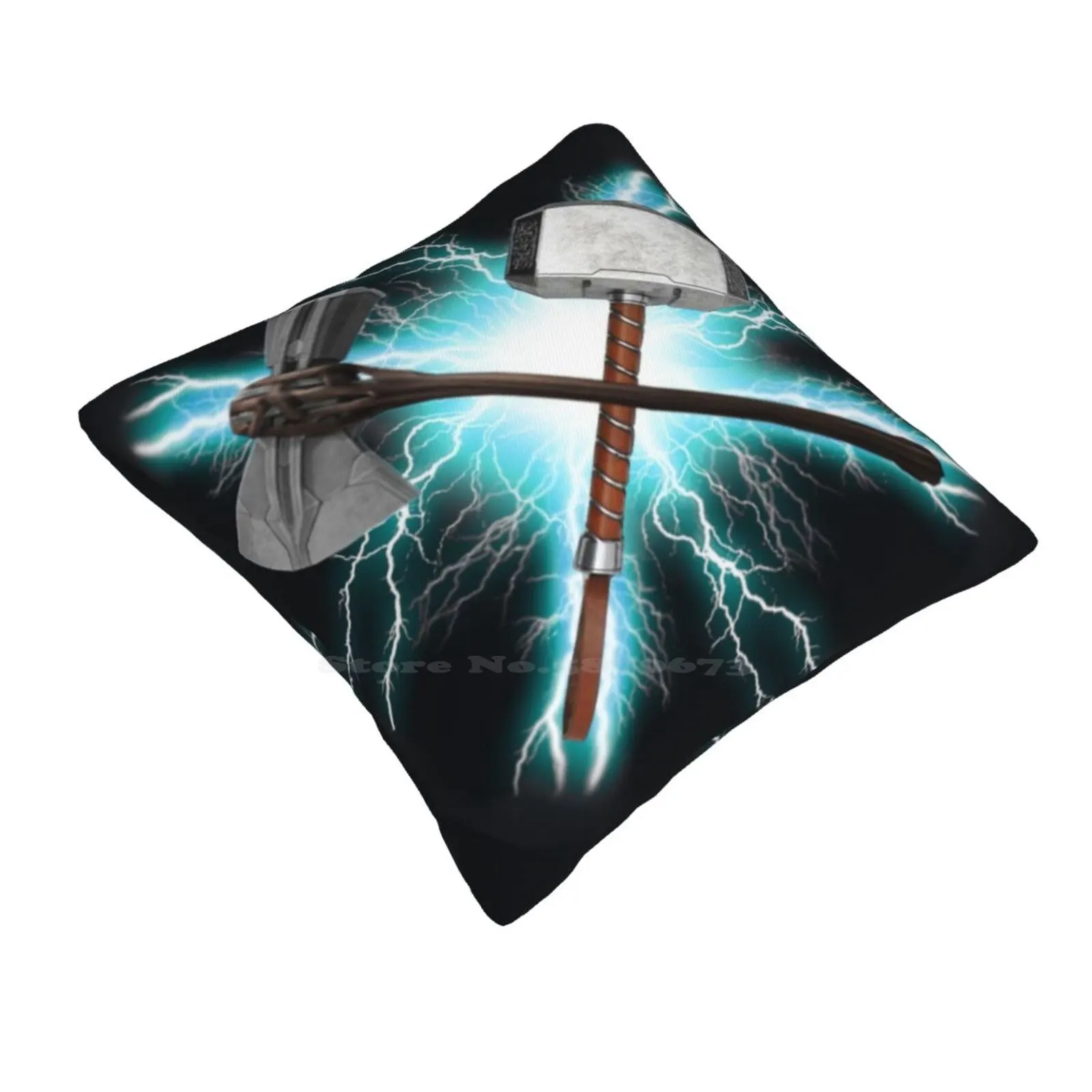 Stormbreaker And Mjolnir Bedroom Office Hug Pillowcase Stormbreaker Breaker Mjolnir Infinity War Infinitywar Eternals Odin