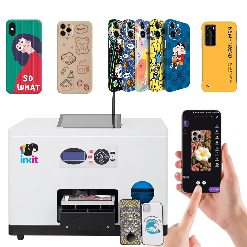 Inkit Smart UV Printer For Mobile Phone Case Support QR Code Scan Printing