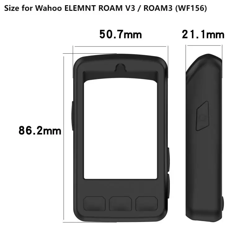 Silicone Case for Wahoo ELEMNT ROAM V3 ROAM 3 Soft Protector Cover