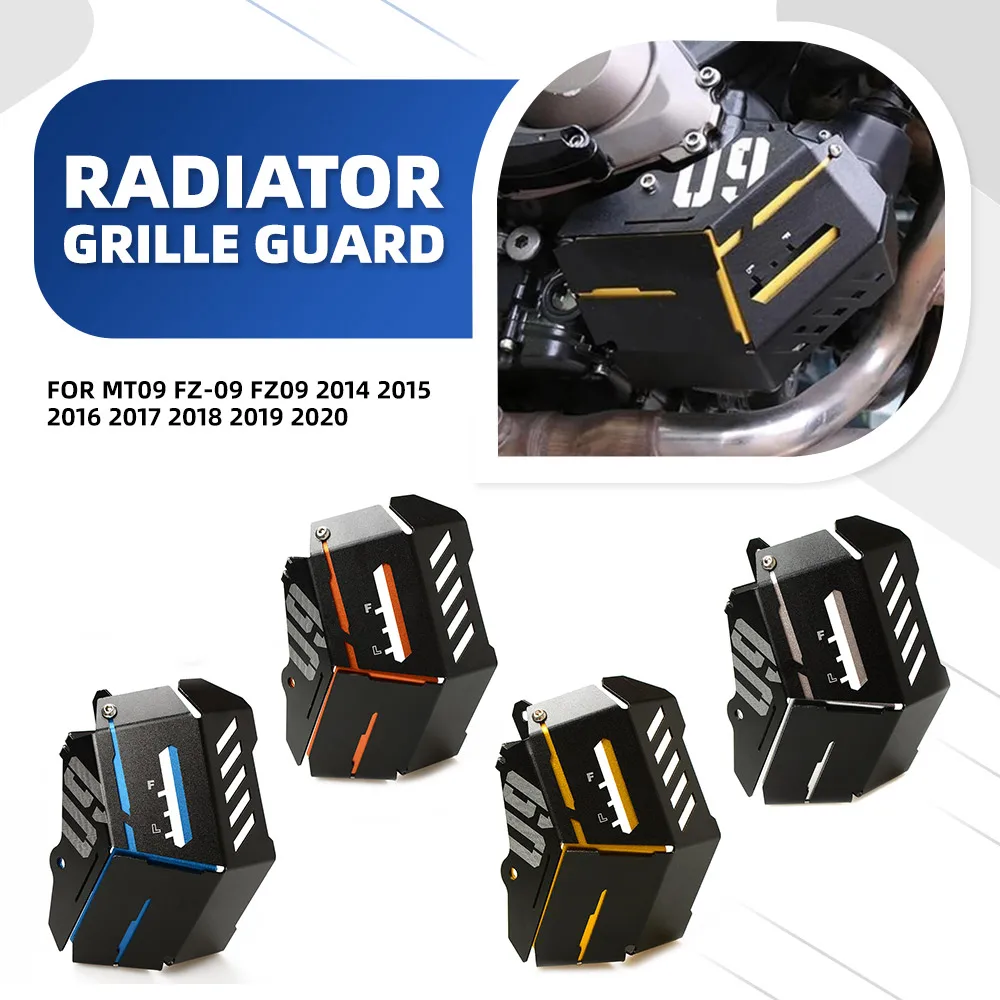 

For Yamaha MT09 Radiator Water Coolant Resevoir Tank Shield Guard Cover MT-09 FZ-09 FZ09 2014 2015 2016 2017 2018 2019 2020