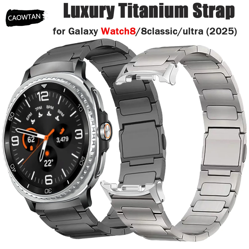 Magnetisches Armband für Samsung Galaxy Watch 8 Classic Businesss Titanarmband für Galaxy Watch 8 40/44 mm Galaxy Ultra 47 mm Armband