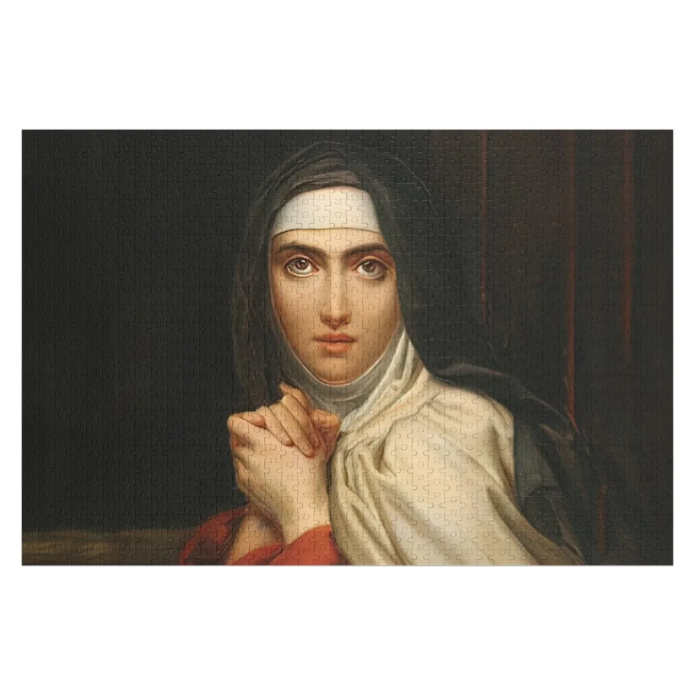 

St Teresa de Avila Catholic Saint Therese -Gerard Jigsaw Puzzle Custom Wooden Gift Custom Photo Puzzle