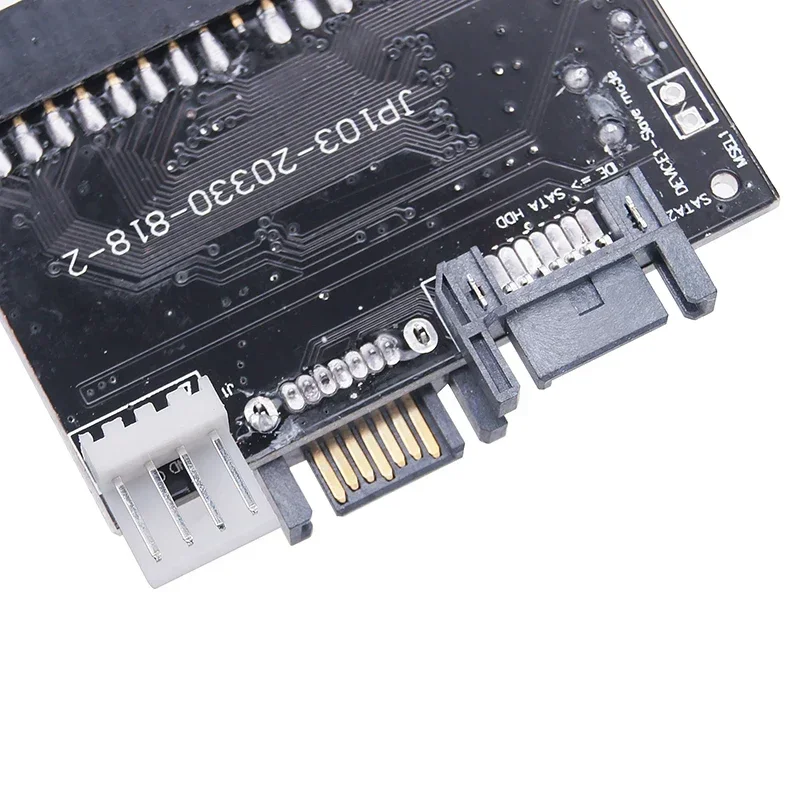 IDE zu SATA Adapter SATA zu IDE Konverter Bidirektionale Konvertierung 100/133 HDD/SSD/CD/DVD Riser Karte für PC Desktop JM20330 Chip