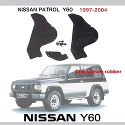 Mudguards For Nissan Patrol Y60 Crossbeam Rubber Accessories Patrol Y60 Fender Beam Protective Gasket