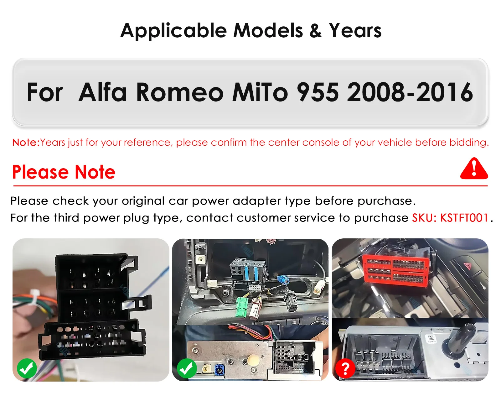 AURAI X100 Android Auto-Intelligentes Display für Alfa Romeo MiTo 955 2008 - 2016 Auto CarPlay DSP GPS Dual-MIC KI-Sprachsteuerung – Detail 2