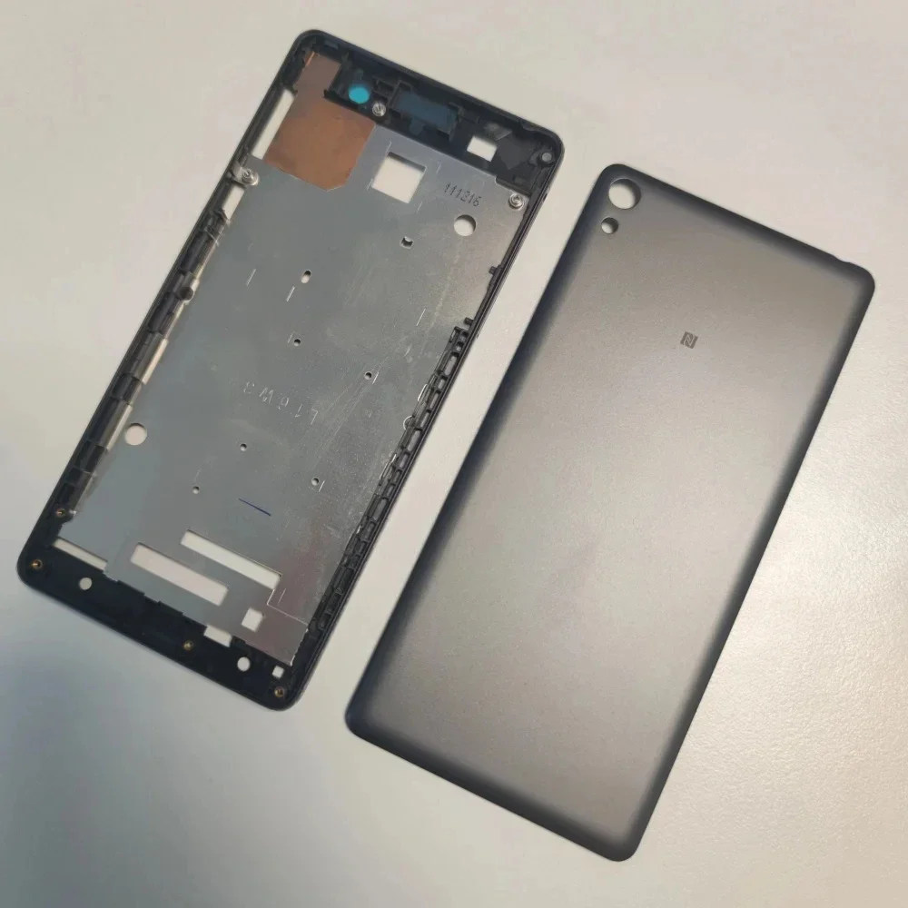 

Mid Faceplate Frame For Sony Xperia E5 F3311 F3313 Middle Plate LCD Supporting Frame Bezel Housing Side Key Dust Plug Parts