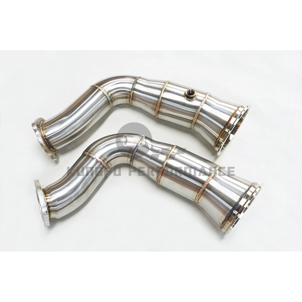 

KUNGFU PERFORMANCE SS304 Exhaust De-Cat URUS Downpipe For Lambor ghini 650HP 4.0 V8 BITURBO