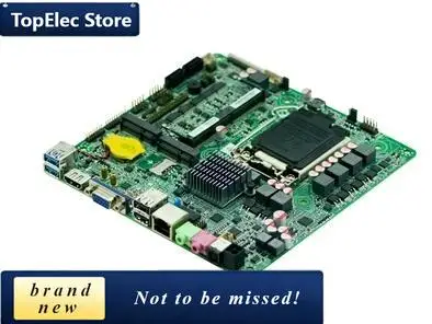 TopElec B150 Mini-ITX Motherboard 6/7th Core I3/i5/i7 LGA1151 CPU IPC SBC Embedded Ultra-thin Mainboard With 6*COM LAN DC-19V DD