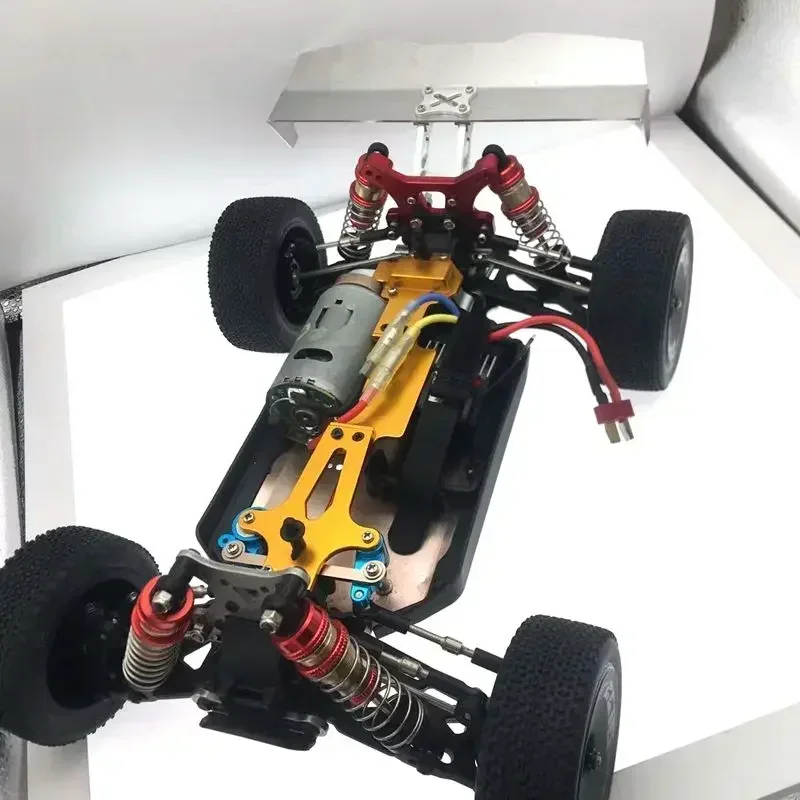 Pieza de accesorios de ala de cola dura para LC RACING L6147 1/14 TRUGGY WING wltoys 144001 124019 124017 piezas de mejora