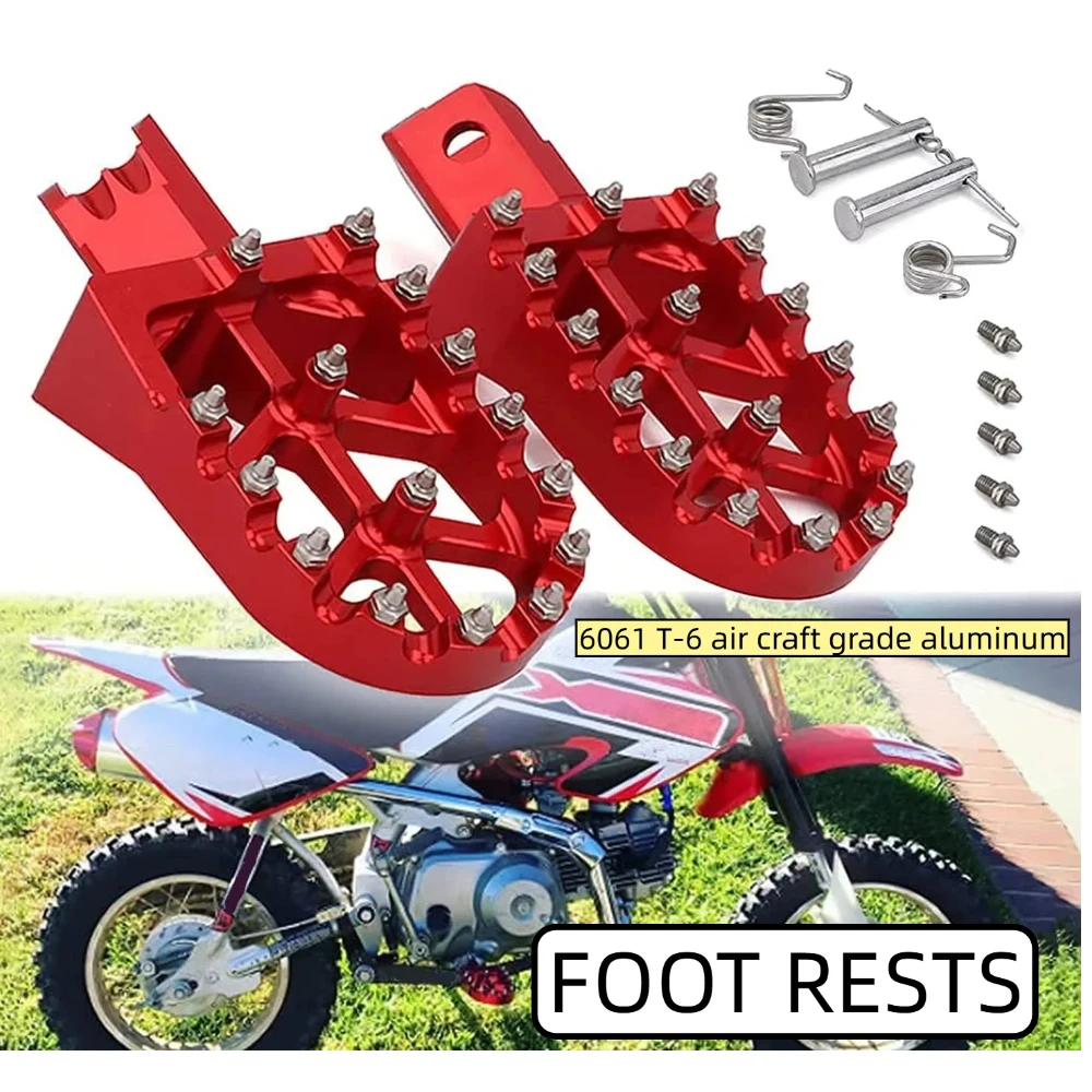 Motorrad Aluminium Universal CNC Bunte Fußrasten Fußrasten Fußrasten Für HONDA CRF XR 50 70 110 M2R SDG DHZ SSR KAYO Pit Bike