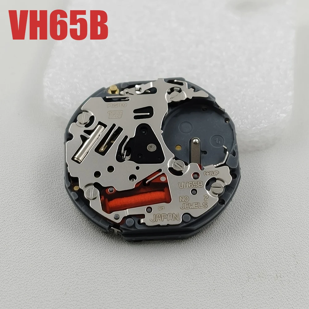 New TMI Sweep Second Movement VH65 VH65B Mech-Quartz Mechanism Three Hands with Small Eyes Dial Modified Watch Movement VH65