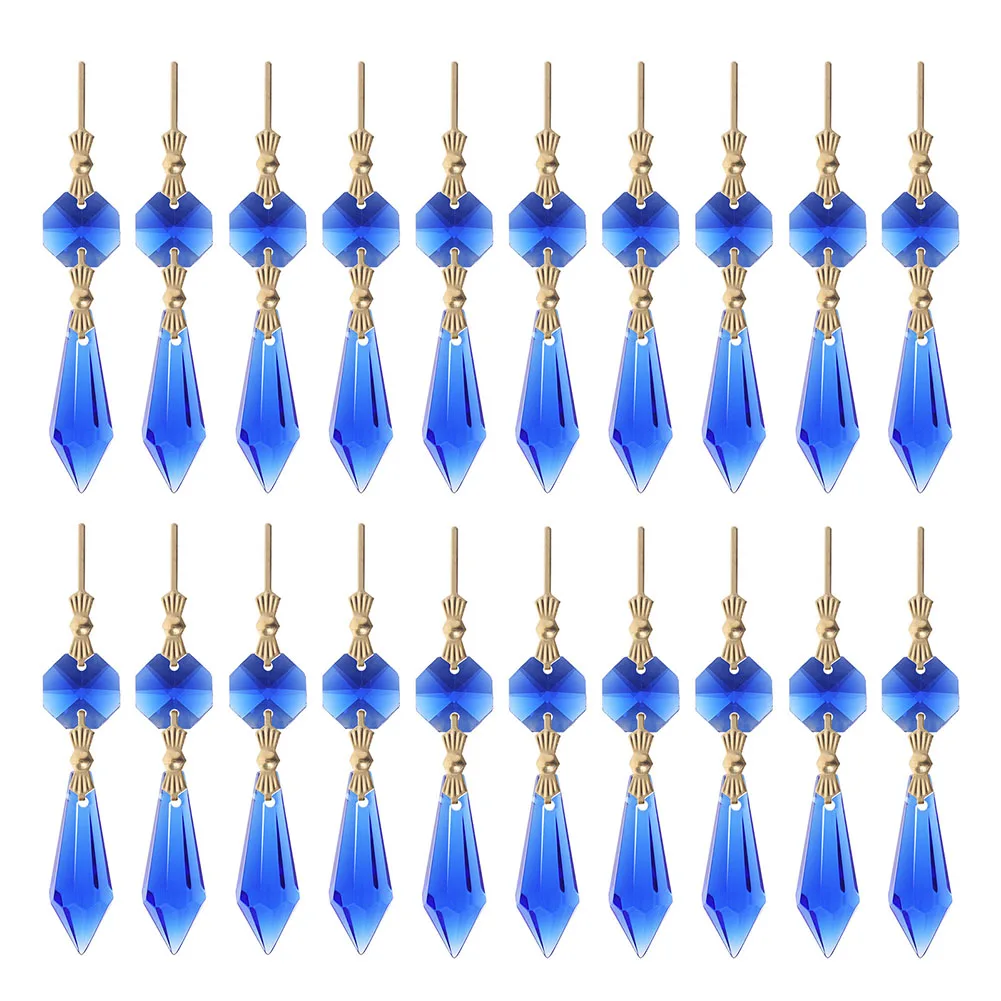 Chandelier Accessories Hanging Prisms Elegant Lighting Gold Butterfly Clips Easy Installation Chandelier Crystals