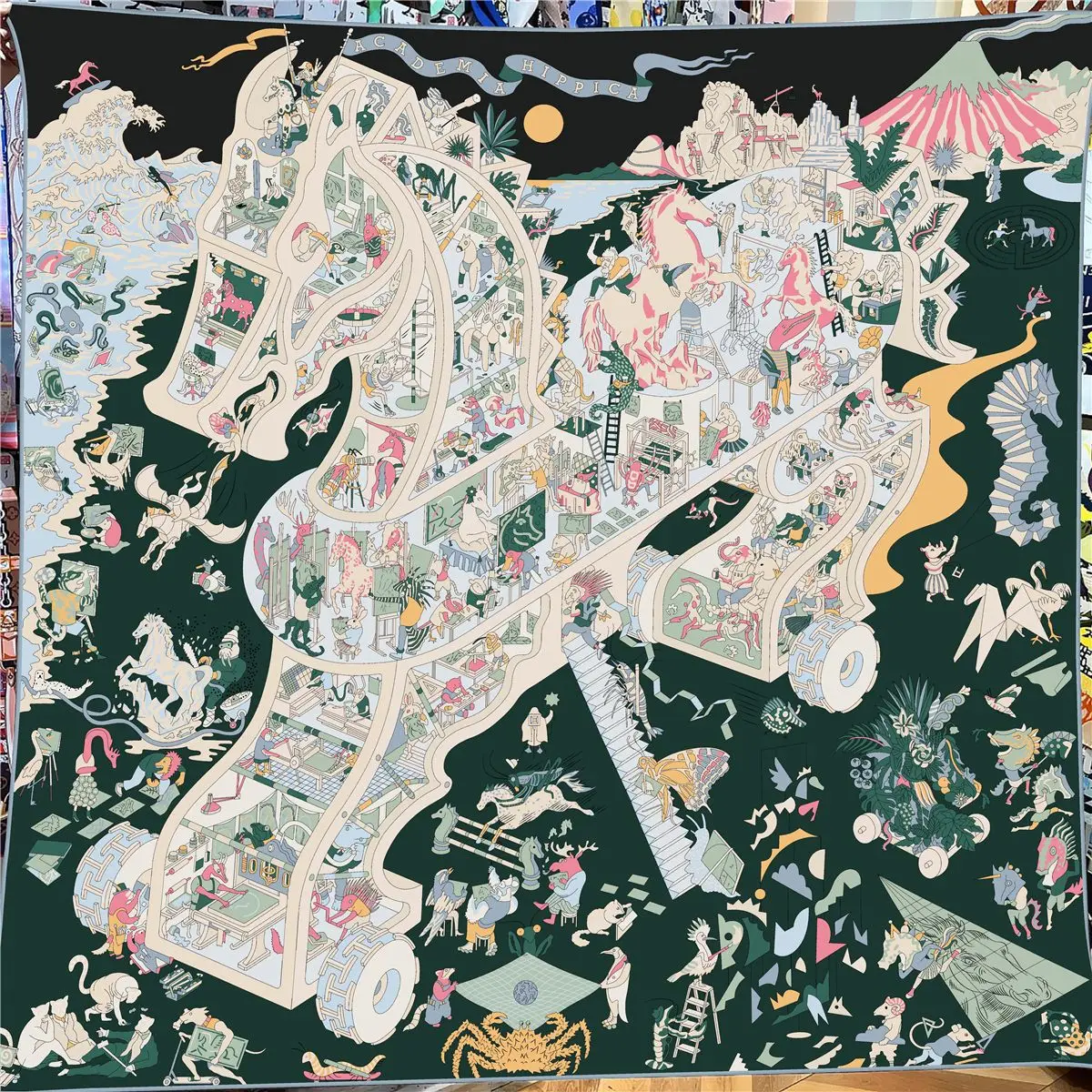 

Winter Scarf 130cm Large Cashmere Silk Scarf Luxury Designer Pashmina Shawls for Women Square Hem Rolled Edges Stole Cape