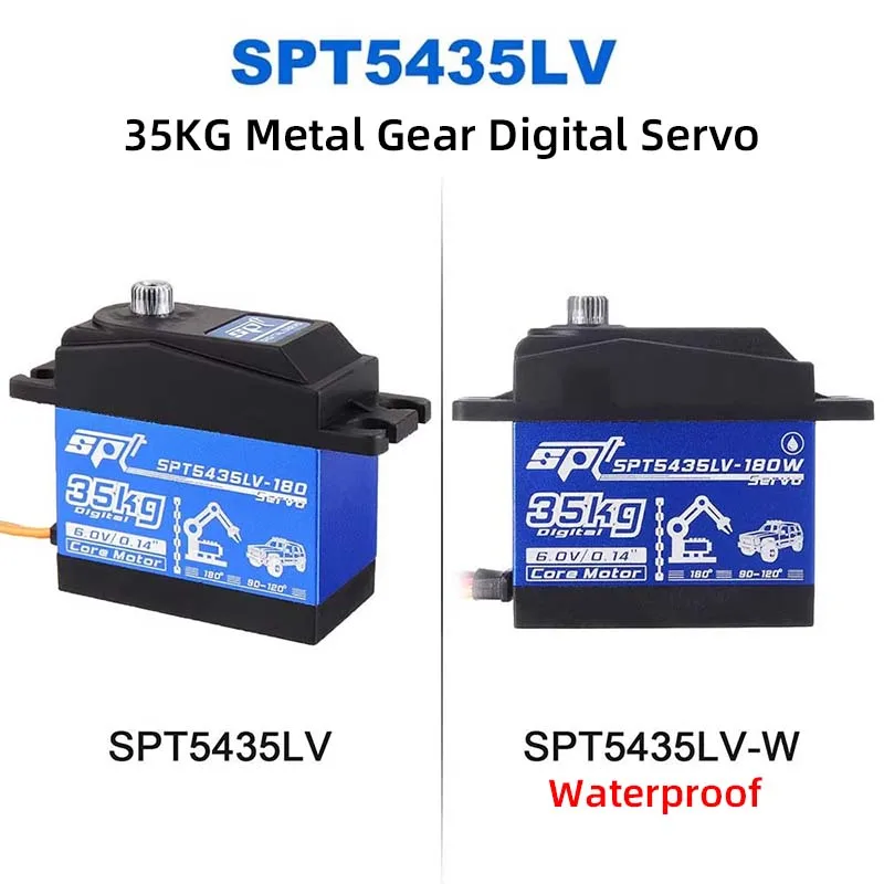 SPT5435LV 35KG Metal Gear Digital Servo Controller for 1/8 and 1/10 Scale Remote Control Vehicles