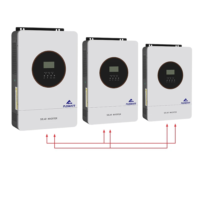 FLOWATT 11KW 6.2KW Solar Hybride Omvormer 48V 230Vac Dubbele Ingang Met MPPT 160A 120A Solarlader 18.6KW 33KW Off-grid Hybride Omvormer BMS Ondersteuning Parallele Ondersteuning 3-fasig 380V Met WIFI