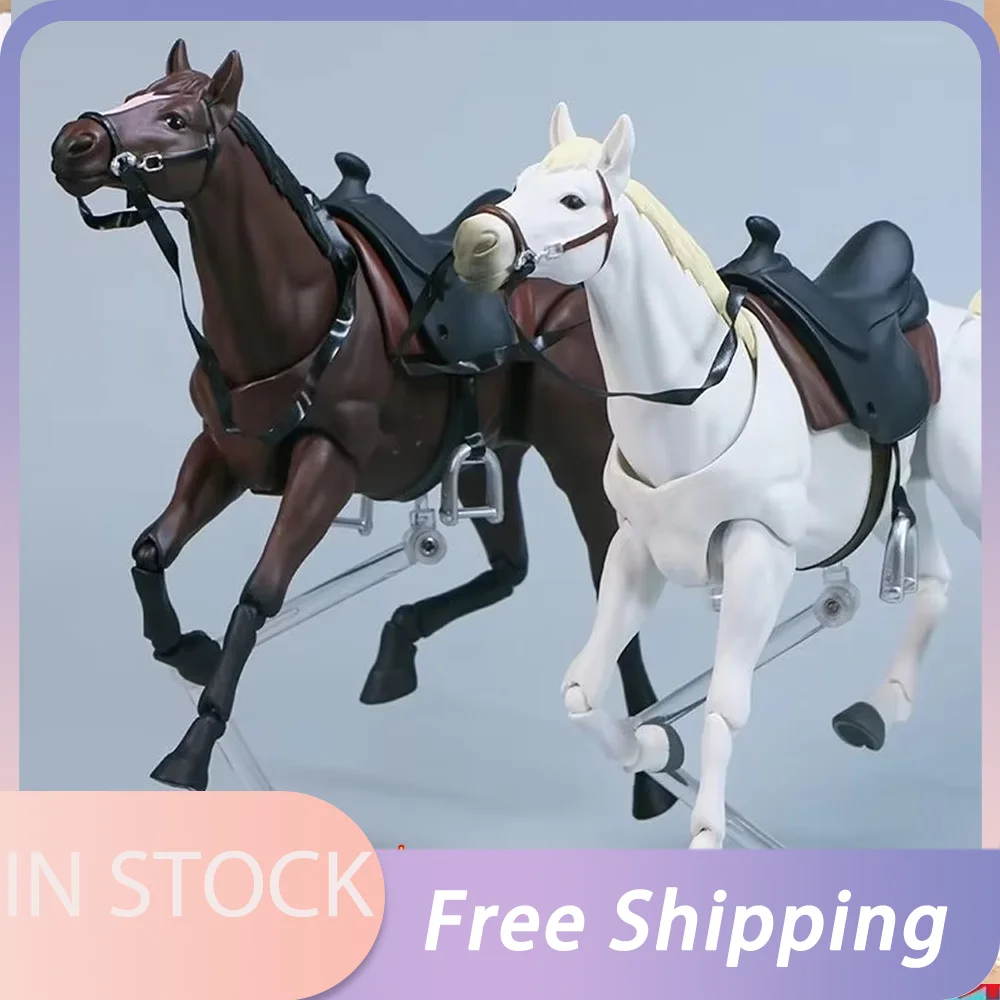 

In Stock Creative Horse Figure 1/12 Animal Movable Horse For Figma Statue Collectible Model Doll Educational Toy Children Toy