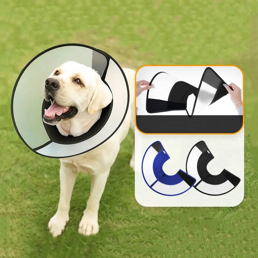 

Breathable Dog Elizabethan Collar Adjustable Prevent Biting Dog Anti Lick Cover Licking Protection Stop Scratching