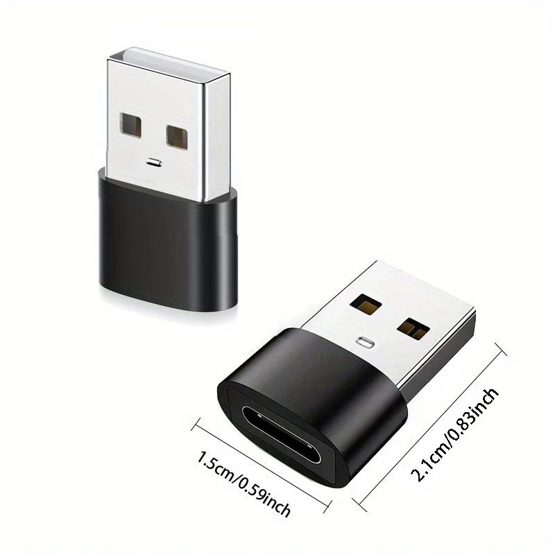 1/2/5pcs USB C Adapter Type C To USB Adapter for Mobil Phone Male To Female USB C Converter USB Type-C Converter for PC Laptops