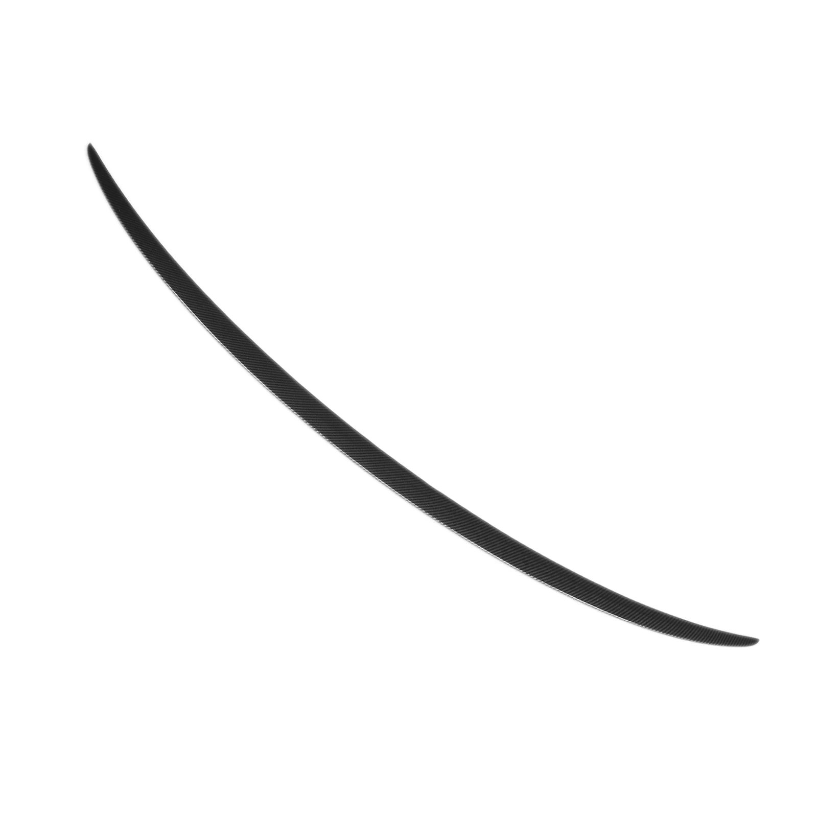 Auto Parts Rear Trunk Lip Rear Trunk Spoiler Black Car Modification Replacement for   2017‑2021 Rear Trunk Spoiler