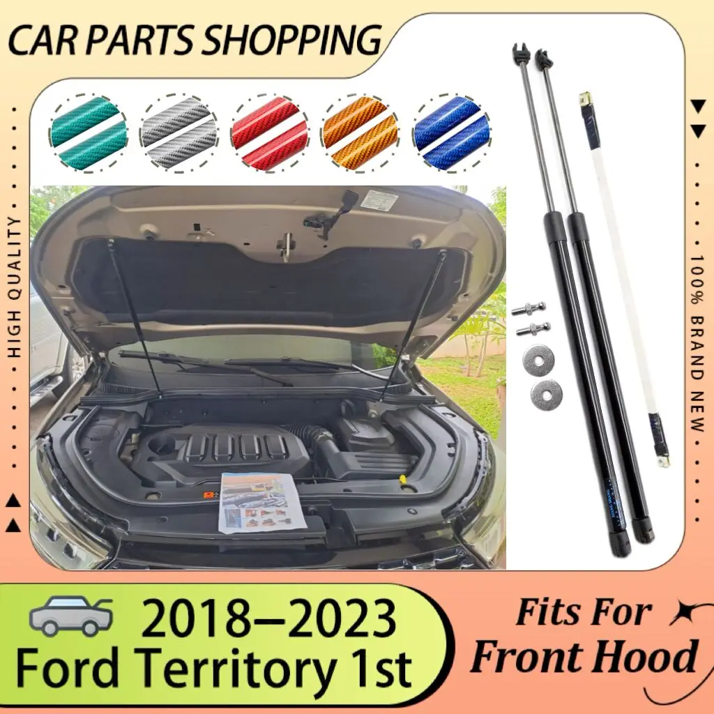 Hood Lift Supports For Ford Territory 2018 2019 2020 2021 2022 2023 Front Bonnet Gas Struts Spring Piston Shock Dampers Cylinder