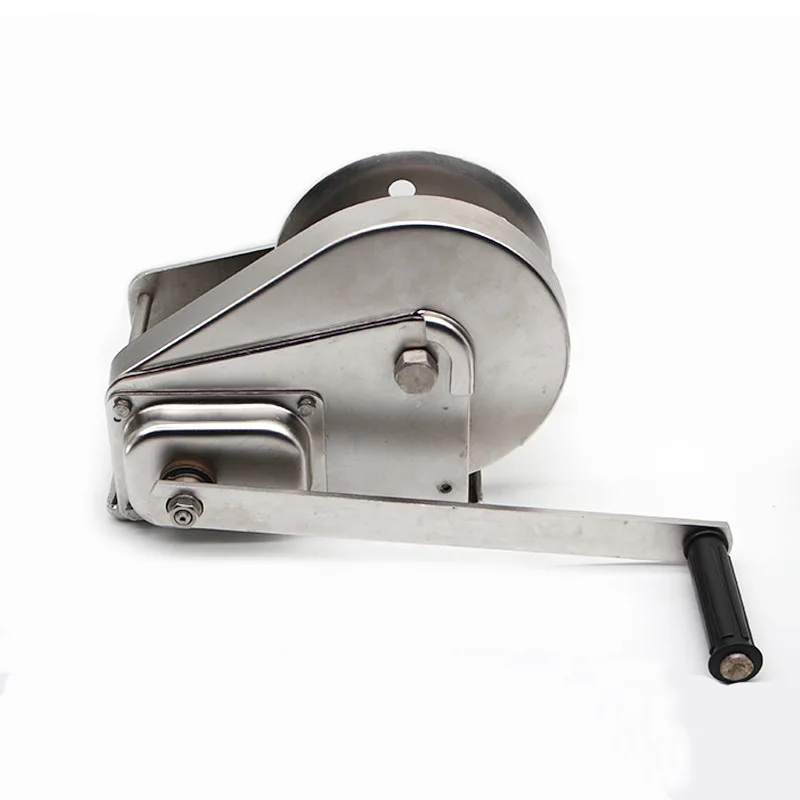 304 stainless steel bi-directional self-locking, hand winch 1200 pounds 2600 pounds manual tractor, stainless steel winch