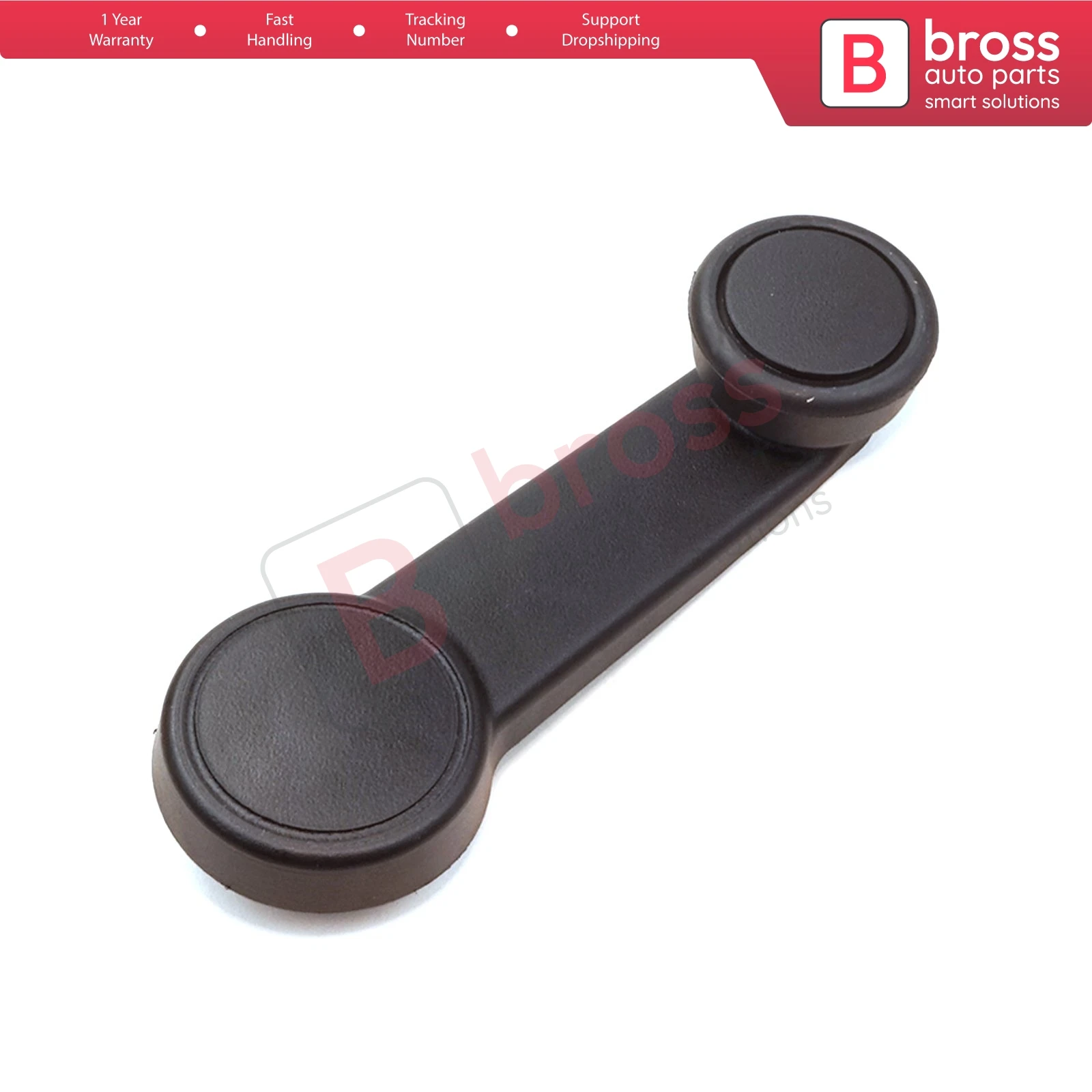 BDP1191 Window Winder Crank Handle Left or Right Black 1041708 1067427 for Ford Transit Connect Fiesta Focus Escort Ka Puma