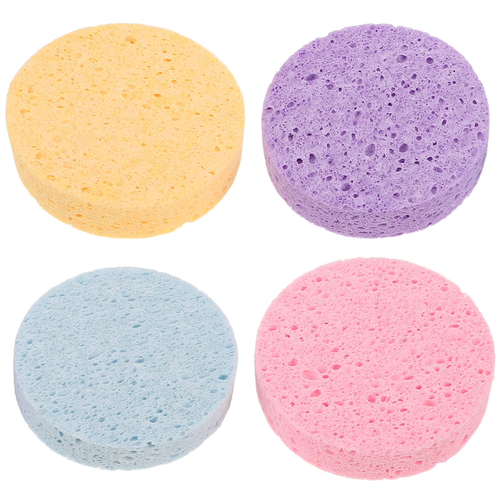 

4 Pcs Watercolor Painting Sponge Artist Sponges for Artists Brush Mat Circle Pva