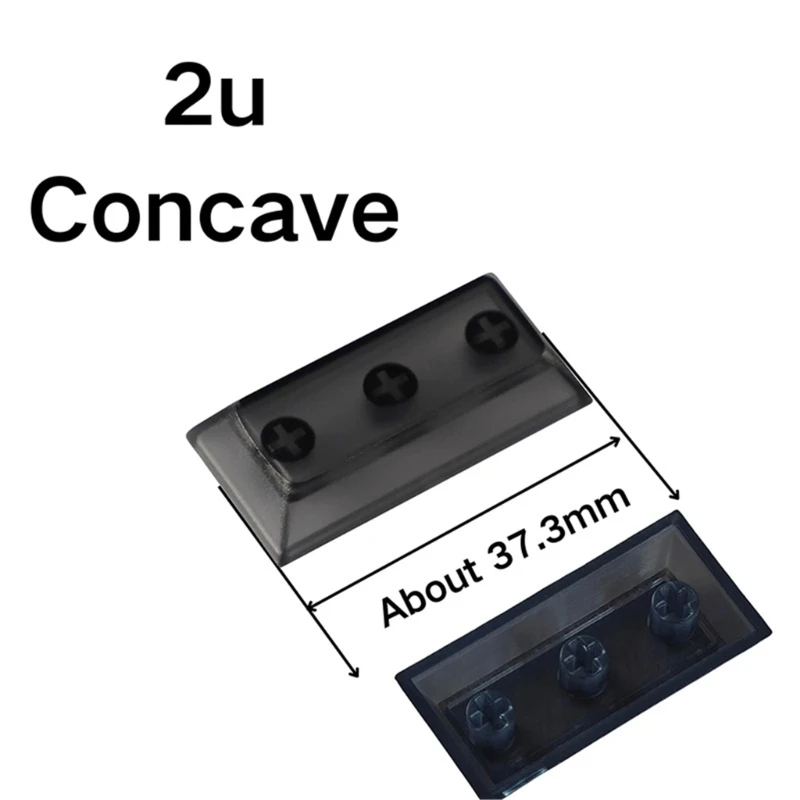 1U 1.25U 1.5U 1.75U 2U 2.25U 2.75U 6.25U 7U DSA Profile Transparent Keycap 