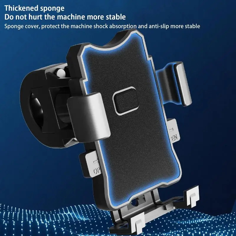 오토바이 자전거 휴대폰 홀더, 모토 바이크 내비게이션 지원 핸들 바, 백미러 마운트 클립 브래킷, 삼성 아이폰