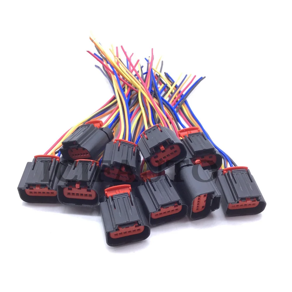 

Датчик расхода воздуха MAF, Разъем Pigtail для Ford Fiesta Galaxy Mondeo Ranger S-max 8V21-12B579-AA 1516668