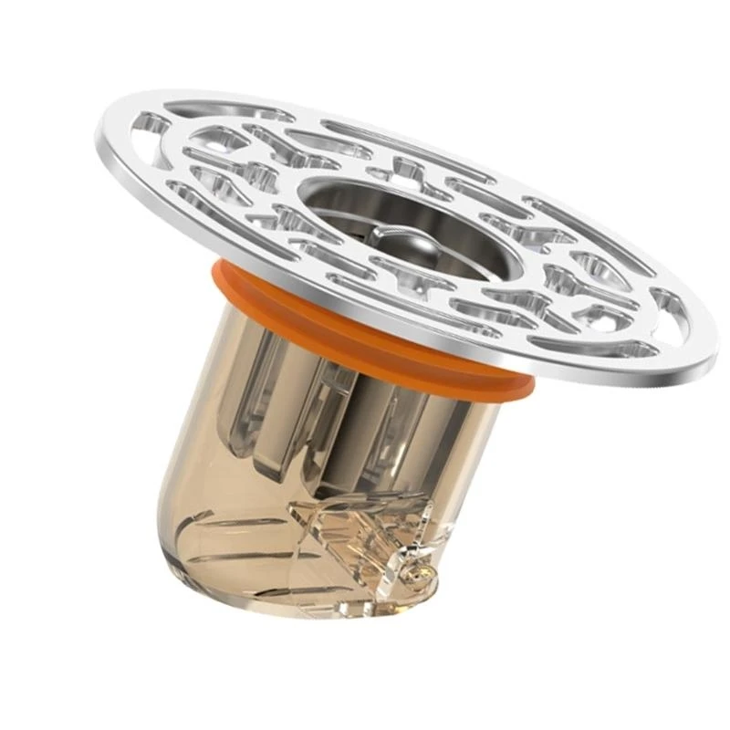 

Bathroom Round Shower Floor Drain Antiodor Drainer Shower Strainer Cover L43B