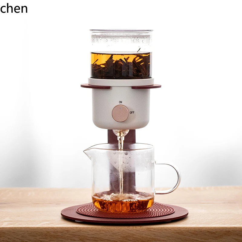 Japanese-style teapot, lazy glass teapot, drip filter freshly ground coffee pot