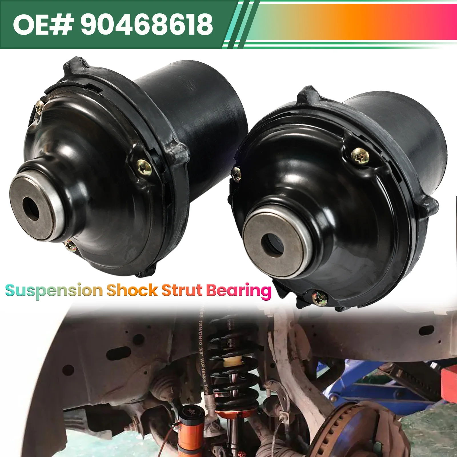 Automotive Shock Absorber Bearing For Vauxhall Corsa Vectra Astra Saturn Opel Meriva Zafira Holden Combo Saturn L300 90468618 2X