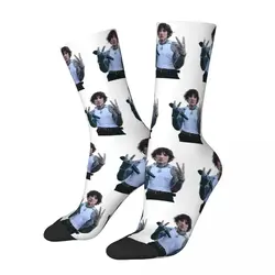 Cool Cool Oliver Sykes 90s Theme Warm Crew Socks Merch Spring Autumn Winter Bmth Music Band Soft Middle Tube Socks Breathable