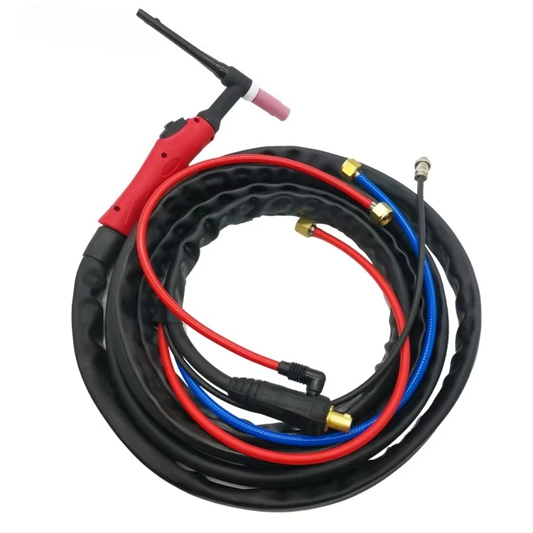 CE Certified WP-18 Copper Water Cooled TIG Argon Welding Torch with 54V Input Voltage
