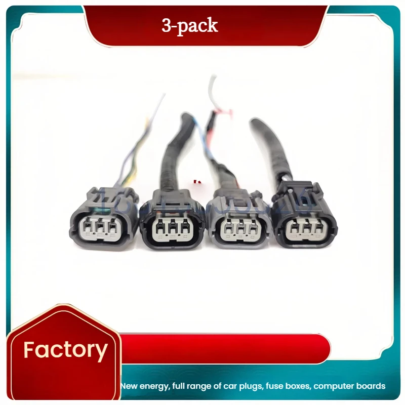 

3-pack Original Honda 10th Generation Accord Civic Odyssey CRV Crankshaft Position Sensor Camshaft Harness Plug