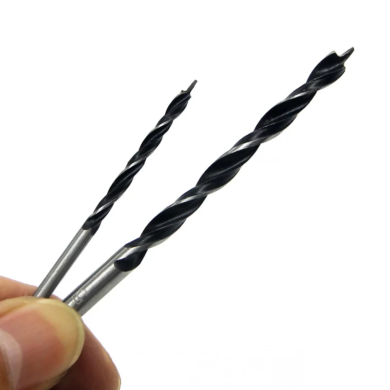 Imagem -05 - Três-ponto Carpintaria Broca Perfuração Suporte Broca Elétrica Broca Cabeça Rotativa Madeira Prancha Buraco Torção Brocas Set Pcs