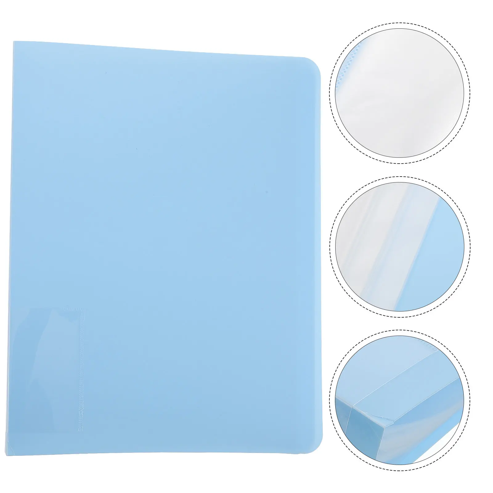 

A4 Document Bag Premium Heavy-Duty Plastic File Folder for Office School Organization Clean Storage Portable File Holder