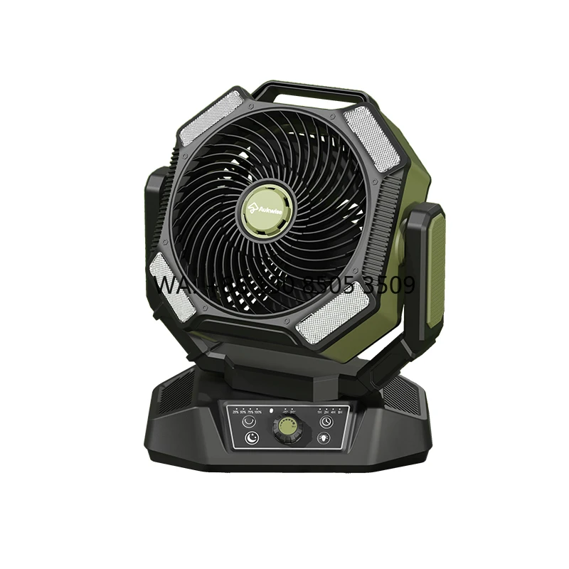 

New Outdoor Portable 40,000mAh LED Intelligent Remote Control Rechargeable Fan 25W Large Capacity Camping Fan