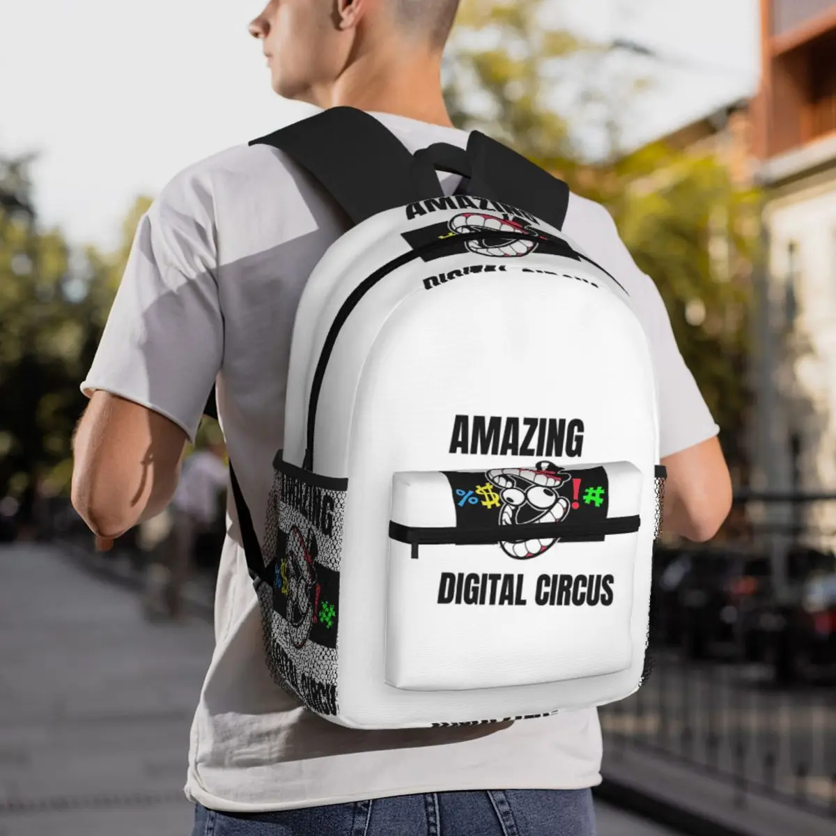 The Amazing Digital Circus Backpack Daypack Large Capacity Kids BookBag School Bag Shoulder Bags for Men Women