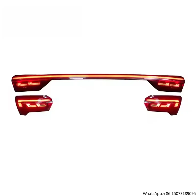 

Задние фонари в сборе для Audi A6/A6L C8 (2019-2021), модифицированные светодиодные задние фонари с ДХО, аксессуары для автомобиля, улучшенная система освещения