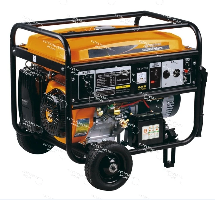 220V 6KW Diesel Generators Electric Start Generator Air Cooled 7.5Kva Electric Power Generators For Home Use