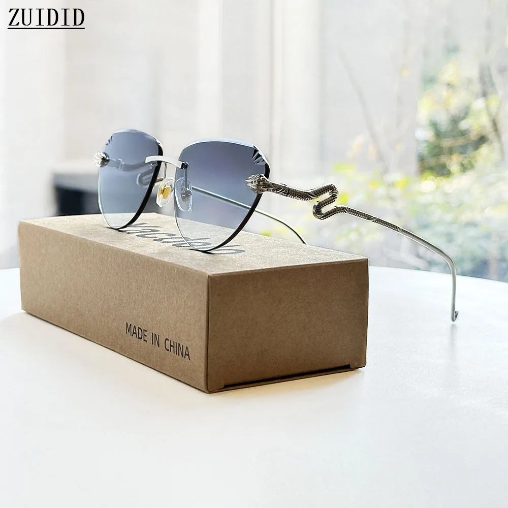 

Женские солнцезащитные очки «кошачий глаз» без оправы, женские 2026, модные роскошные модные солнцезащитные очки, роскошные солнцезащитные очки Lunette Soleil Femme Lentes De Sol Mujer