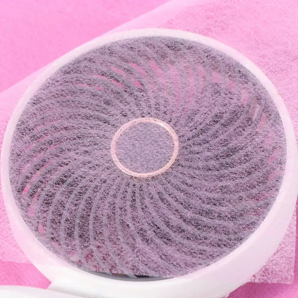 

200Pcs Replace Nail Dust Collector Filter Paper Free Cutting Disposable Manicure Machine Dust Filter Cloth USB Dustproof