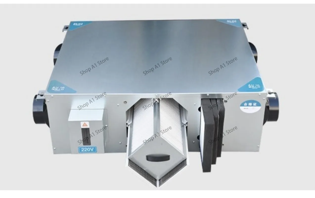 Total heat exchanger fresh air machine, commercial silent fresh air system, integrated supply and purification machine