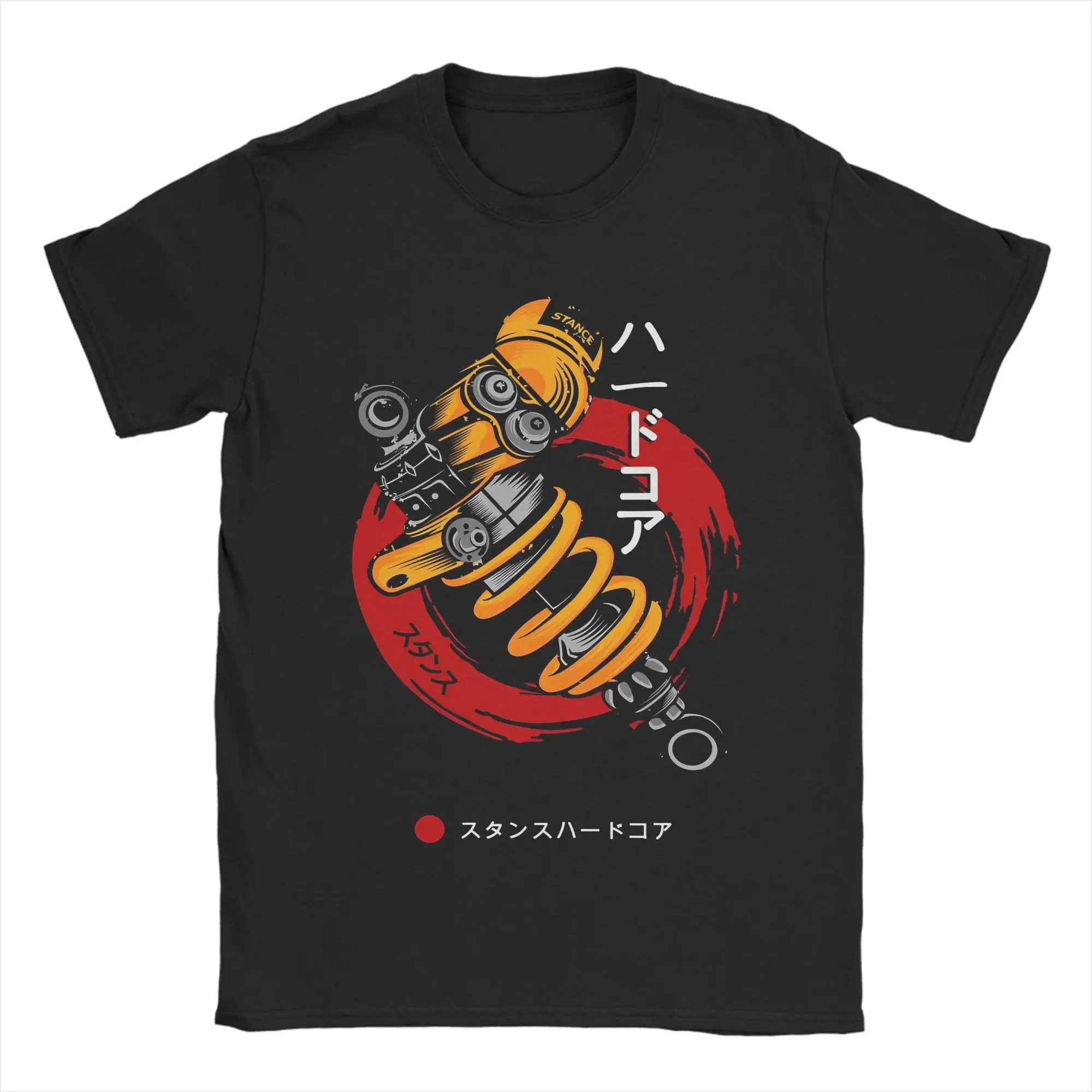 خمر Ohlins دراجة نارية (4) تي شيرت للرجال جولة الرقبة القطن تي شيرت قصيرة الأكمام تيز 4XL 5XL بلايز #3