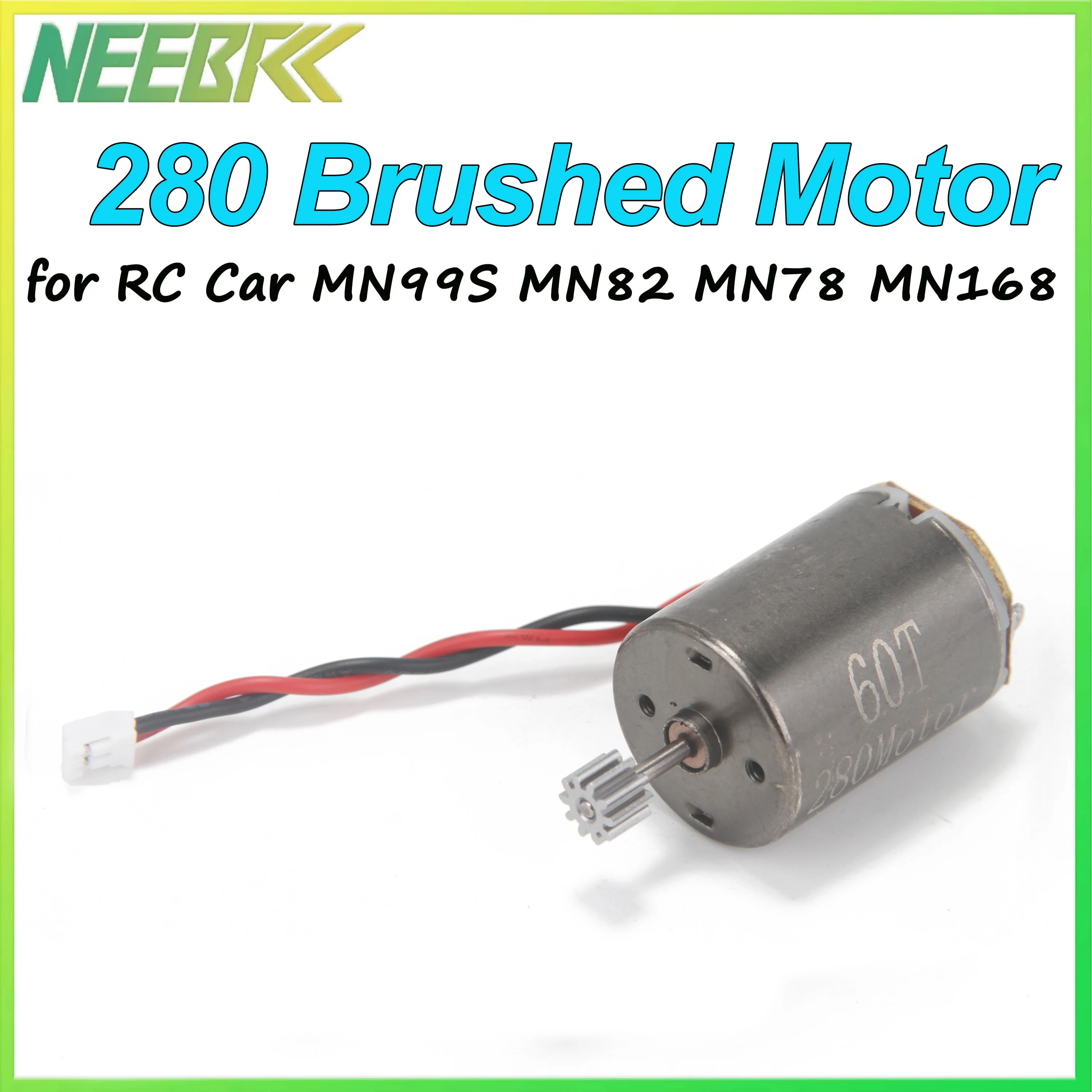 1/12 RC Car Accessories MN78 MN82 MN168 MN99S LC79 WPL D12 280 Brushed Motor High Speed Easy Installation Upgrade Crawler Parts