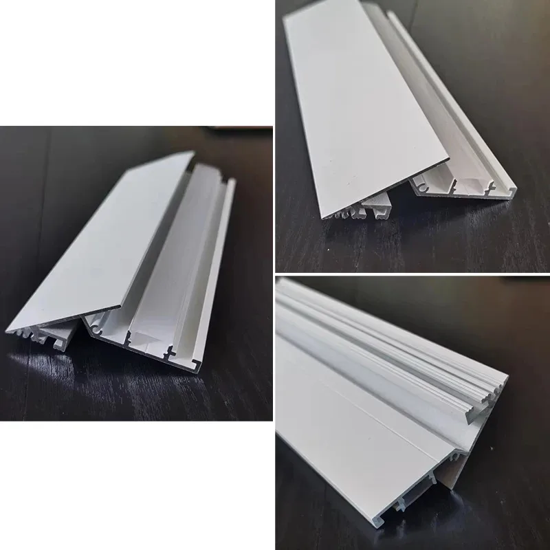 Gypsum Suspension Linear Lamp Milky Cover Lighting Plaster in LED Profile Ceiling Indirect Drywall Aluminum LED Profile Lights