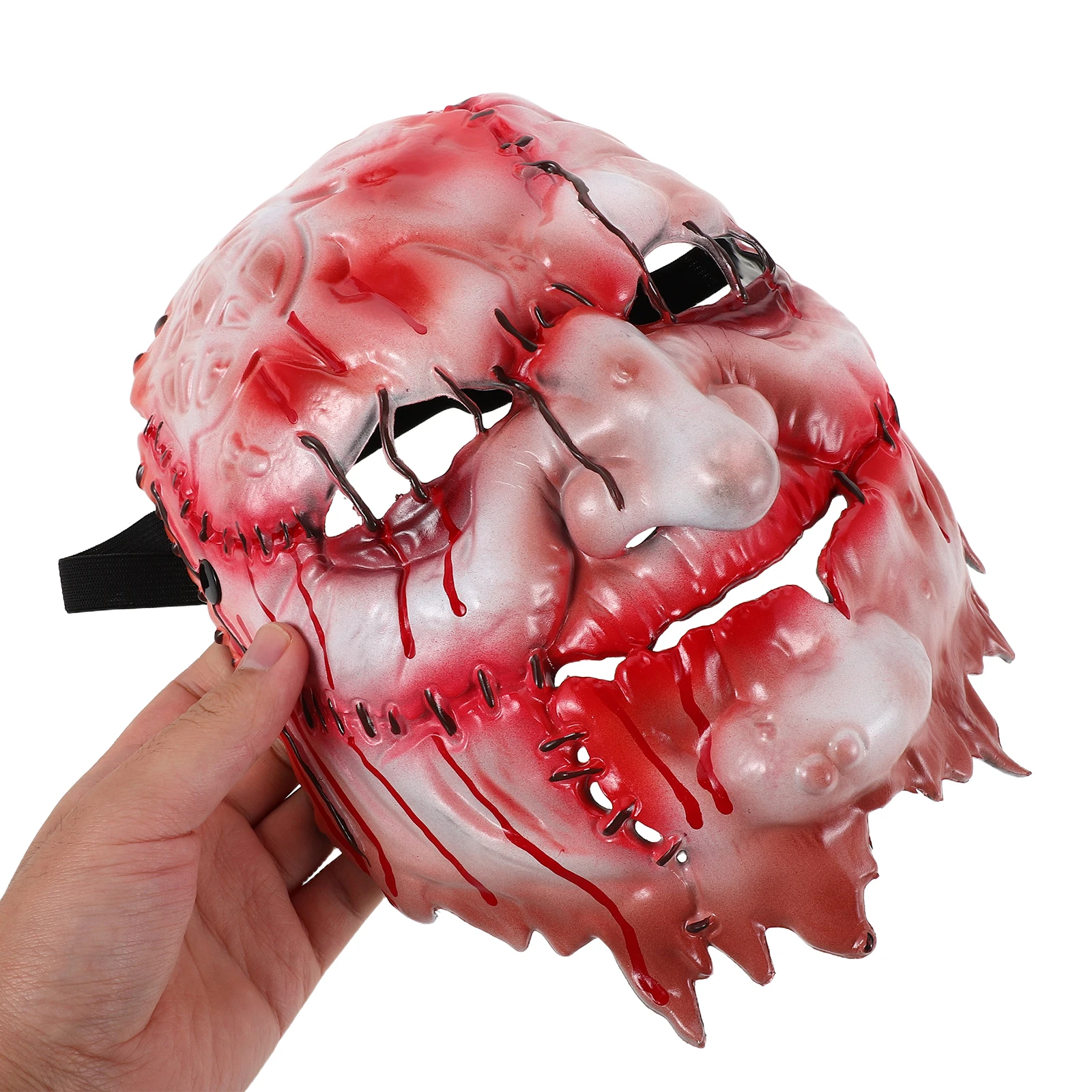

Realistic Eva Witch Horror Mask 3D Lightweight Material Halloween Cosplay Masquerade Scary Face Costume Props Horror Mask